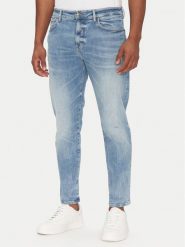BOSS Jeansy Onyx 50537817 Niebieski Tapered Fit. Niebieskie jeansy Boss, m. Za 629.99 zł.