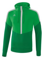 Erima Bluza "Squad" w kolorze zielonym rozmiar: L. Zielone bluzy z kapturem Erima, l, bez wzorów, z kapturem. Za 85.95 zł.