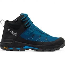 Buty trekkingowe męskie Columbia Peakfreak. Niebieskie buty turystyczne Columbia, na zimę, bez wzorów, z materiału, za kostkę, bez zapięcia, trekkingowe. Za 777.00 zł.