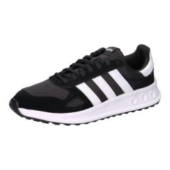 Buty sportowe adidas Run 84 czarne dla mężczyzn. Czarne buty do biegania Adidas, bez wzorów, bez zapięcia, do biegania. Za 340.70 zł.