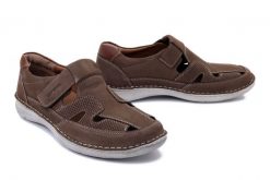 JOSEF SEIBEL 43635 81 710 Anvers 81 grau, półbuty męskie. Eleganckie półbuty Josef Seibel, w ażurowe wzory, ze skóry, bez obcasa, bez zapięcia. Za 272.93 zł.