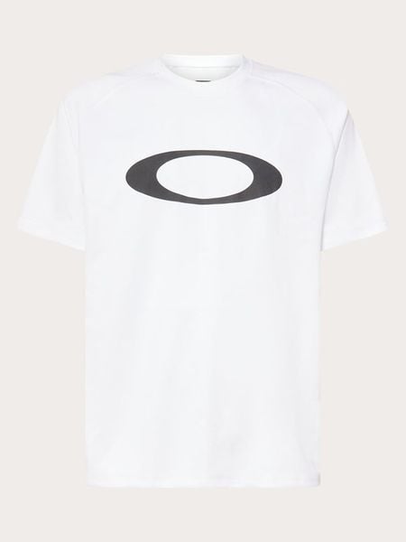 Oakley Koszulka funkcyjna "Rashguard" w kolorze białym rozmiar: S. Białe t-shirty sportowe Oakley, bez wzorów, z materiału, bez ramiączek, outdoorowe. Za 87.40 zł.