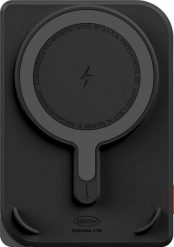 Skinarma Nexus Mecha MagneticKick-Stand MagSafe 5000 mAh USB-C PD 20W czarny. Czarne powerbanki . Za 129.90 zł.