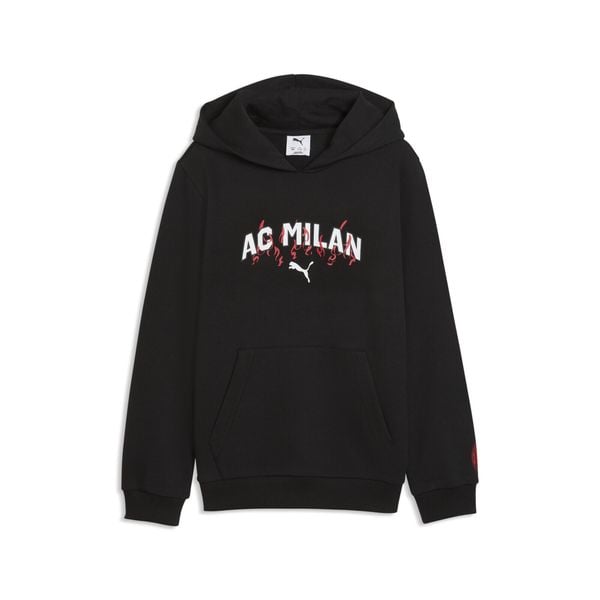 Młodzieżowa bluza z kapturem AC Milan FtblCulture PUMA. Biała bluzy z kapturem Puma, m, bez wzorów, z kapturem. Za 249.00 zł.
