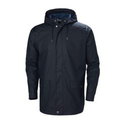 Kurtka uniwersalna męska Helly Hansen Moss Rain Coat. Niebieskie kurtki Helly Hansen, m, bez wzorów, z syntetyku, z kapturem. Za 729.00 zł.