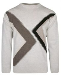 Sweter Wełniany, Beżowy U-neck, Okrągły Dekolt, Męski -DEVIR. Brązowe swetry rozpinane Devir, m, bez wzorów, z tkaniny, bez kołnierzyka, bez ramiączek. Za 210.00 zł.