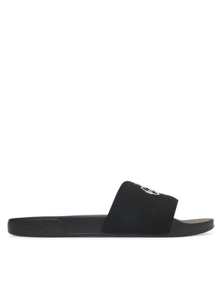 Calvin Klein Jeans Klapki Ess Slide Cv YM0YM01393 Czarny. Czarne klapki Calvin Klein Jeans, z jeansu. Za 169.99 zł.