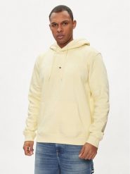 Tommy Jeans Bluza Linear Logo DM0DM17985 Żółty Regular Fit. Żółte bluzy Tommy Jeans, l, bez wzorów, z bawełny, bez kaptura. Za 239.99 zł.