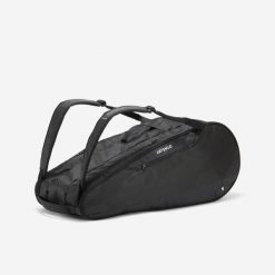 Torba do tenisa Artengo XL Team na 12 rakiet. Czarne torby na ramię ARTENGO, bez wzorów, z materiału, na ramię, duże, bez dodatków. Za 239.99 zł.