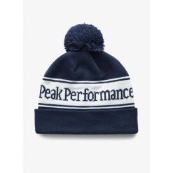 Czapka zimowa Peak Performance Pow Hat - blue shadow/offwhite. Niebieskie czapki zimowe Peak Performance, bez wzorów. Za 167.99 zł.