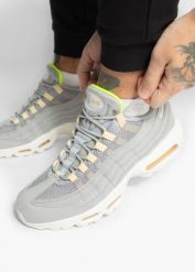 Sneakersy męskie Nike Air Max 95 Next Nature. Szare buty sportowe casual Nike, bez wzorów, bez zapięcia, nike air max. Za 499.99 zł.
