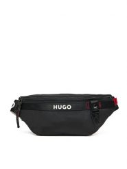 HUGO Saszetka nerka Dusky 50536023 Czarny. Czarne saszetki i nerki Hugo, bez wzorów, ze skóry. Za 439.99 zł.