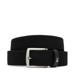 Pasek Męski Tommy Hilfiger. Czarne paski Tommy Hilfiger, bez wzorów. Za 139.99 zł.