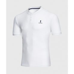 Koszulka Polo Męska Excellence. Zielone koszulki polo NORDICDOTS, m, bez wzorów, z poliesteru, bez kołnierzyka, bez ramiączek. Za 235.00 zł.