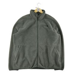 Second life - Męska szara kurtka polarowa TNF Sherpa - Jak nowy. Szare kurtki The North Face, m, bez wzorów, z polaru, bez kaptura. Za 211.46 zł.