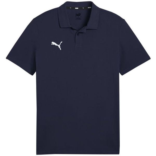 Koszulka Polo Męska Team Goal. Niebieskie koszulki polo Puma, m, bez wzorów, bez kołnierzyka, bez ramiączek. Za 149.99 zł.