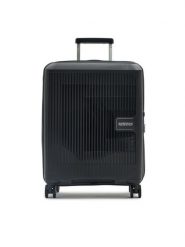 American Tourister Walizka kabinowa Aerostep 146819-1041-1INU Czarny. Czarne walizki American Tourister, bez wzorów, z tworzywa sztucznego. Za 749.99 zł.