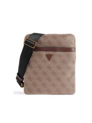Guess Torebka w kolorze beżowym - 20 x 22 x 2 cm rozmiar: onesize. Brązowe torby na ramię Guess, z aplikacjami, z materiału, na ramię, małe, bez dodatków. Za 300.78 zł.