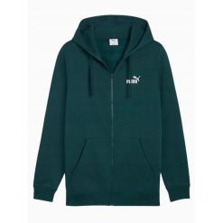Bluza Męska Puma Z Kapturem Na Zamek Zielona Sportowa Ciepła. Zielone bluzy z kapturem Puma, m, bez wzorów, z kapturem. Za 249.00 zł.