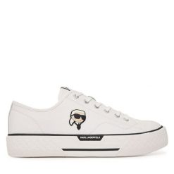 Trampki KARL LAGERFELD. Białe trampki KARL LAGERFELD, m, bez wzorów, bez zapięcia. Za 794.99 zł.