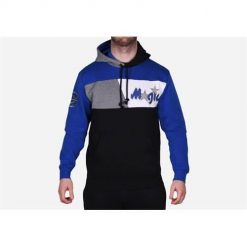 Bluza sportowa męska Mitchell & Ness Orlando Magic. Niebieskie bluzy z kapturem Mitchell & Ness, m, bez wzorów, z kapturem. Za 521.00 zł.