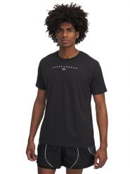 Under Armour Koszulka w kolorze czarnym rozmiar: M. Czarne bezrękawniki Under Armour, m, bez wzorów, bez kołnierzyka, bez ramiączek. Za 79.03 zł.