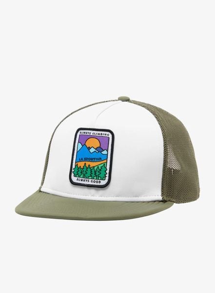 Czapka z daszkiem La Sportiva Always Climbing Hat. Białe czapki z daszkiem La Sportiva, z aplikacjami, z materiału. Za 142.99 zł.