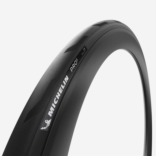 Opona rowerowa szosowa Michelin Pro 5 700x28 miękkie stopki TLR. Brązowe skarpety MICHELIN, bez wzorów, z gumy. Za 199.99 zł.