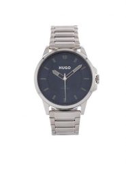 Hugo Zegarek 1530186 Srebrny. Szare, analogowe zegarki Hugo, srebrne. Za 369.99 zł.