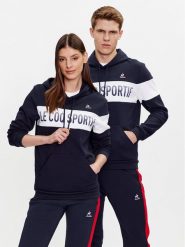 Le Coq Sportif Bluza Unisex 2310479 Granatowy Regular Fit. Niebieskie bluzy le coq sportif, m, bez wzorów, z bawełny, bez kaptura. Za 249.99 zł.