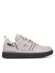 Lacoste Sneakersy 52SMA0125 Beżowy. Brązowe buty sportowe casual LACOSTE, bez wzorów, z materiału, bez zapięcia. Za 639.99 zł.