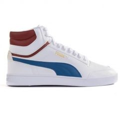 Buty do chodzenia męskie Puma Shuffle Mid. Białe buty sportowe casual Puma, bez wzorów, z materiału, za kostkę, bez zapięcia. Za 365.00 zł.