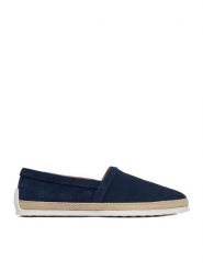 GINO ROSSI Espadryle EO-TOMO-01 126AM Granatowy. Niebieskie espadryle Gino Rossi, bez wzorów, ze skóry, bez obcasa, bez zapięcia. Za 329.99 zł.