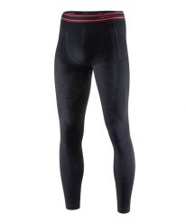 Legginsy wełniane z długą nogawką męskie Brubeck ACTIVE WOOL. Czarne legginsy długie sportowe Brubeck, l, bez wzorów, z materiału, trekkingowe. Za 175.00 zł.