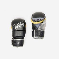 Rękawiczki do MMA unisex. Rękawiczki DOMYOS, bez wzorów. Za 129.99 zł.