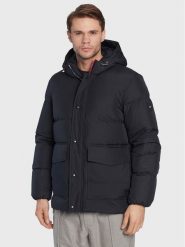 Tommy Hilfiger Kurtka puchowa MW0MW27683 Granatowy Regular Fit. Niebieskie kurtki Tommy Hilfiger, l, bez wzorów, z puchu, bez kaptura. Za 929.99 zł.