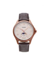 Casio Zegarek MTP-M110RL-5AVER Brązowy. Brązowe, analogowe zegarki Casio. Za 699.99 zł.