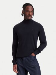 KARL LAGERFELD Golf 655058 564399 Granatowy Regular Fit. Niebieskie golfy KARL LAGERFELD, m, bez wzorów, z wełny, bez kołnierzyka, bez ramiączek. Za 609.99 zł.