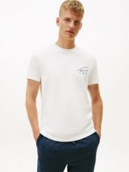 TOMMY JEANS Koszulka w kolorze białym rozmiar: 4XL. Białe bezrękawniki Tommy Jeans, xl, bez wzorów, z bawełny, bez kołnierzyka, bez ramiączek. Za 96.60 zł.
