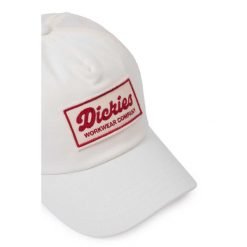 Czapka Dickies Lewiston Trucker Egret. Białe czapki z daszkiem Dickies, bez wzorów. Za 148.05 zł.