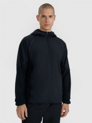 4F Bluza do biegania w terenie Primaloft Active męska - czarna S. Czarne bluzy z kapturem 4F, l, bez wzorów, z materiału, z kapturem. Za 299.99 zł.