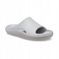 Klapki Dla Dorosłych Crocs Mellow Recovery Slide. Szare klapki Crocs, z materiału. Za 159.99 zł.