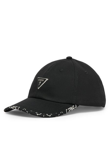 Guess Czapka z daszkiem AM9654 COT01 Czarny. Czarne czapki z daszkiem Guess, z aplikacjami, z bawełny. Za 154.99 zł.