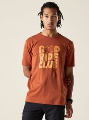 Dare 2b Koszulka funkcyjna "Movement III" w kolorze pomarańczowym rozmiar: XL. Pomarańczowe t-shirty sportowe Dare 2B, bez wzorów, z bawełny, bez ramiączek, outdoorowe. Za 69.91 zł.