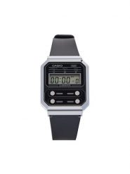 Casio Zegarek A100WEF-1AEF Czarny. Czarne, cyfrowe zegarki Casio. Za 349.99 zł.