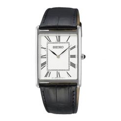 Seiko Mężczyźni zegarek Seiko srebrny - stal nierdzewna i skóra Zegarki męskie 1 ct Męskie. Szare zegarki Seiko, srebrne. Za 941.99 zł.