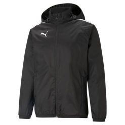 Puma teamLIGA All Weather kurtka. Czarne kurtki Puma, na jesień, s, bez wzorów, bez kaptura. Za 278.50 zł.