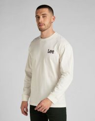 LEE LS LOGO LOOSE TEE MĘSKA KOSZULKA Z DŁUGIM RĘKAWEM LOGO L69AFQNQ 112321851. Białe bluzki z długim rękawem Lee, l, bez wzorów, z bawełny, bez kołnierzyka, bez ramiączek. Za 99.99 zł.