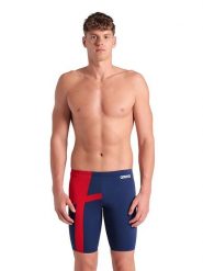 Arena Kąpielówki w kolorze granatowo-czerwonym rozmiar: 7. Niebieskie kąpielówki Arena, bez wzorów, z materiału. Za 92.86 zł.