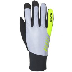 WOWOW - Zimowe Rękawiczki Unisex Odblaskowe Wiatroszczelne Dotykowe. Czarne rękawiczki WOWOW, na zimę, bez wzorów, z materiału. Za 273.59 zł.